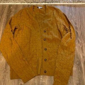 Madewell checkered sweater cardigan